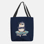 Stay Cool Funny Penguin-None-Basic Tote-Bag-tobefonseca