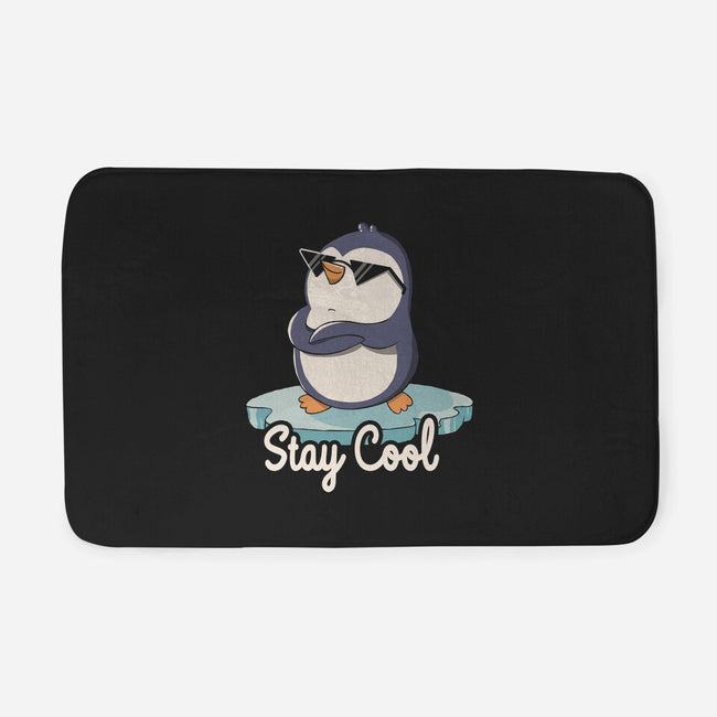 Stay Cool Funny Penguin-None-Memory Foam-Bath Mat-tobefonseca