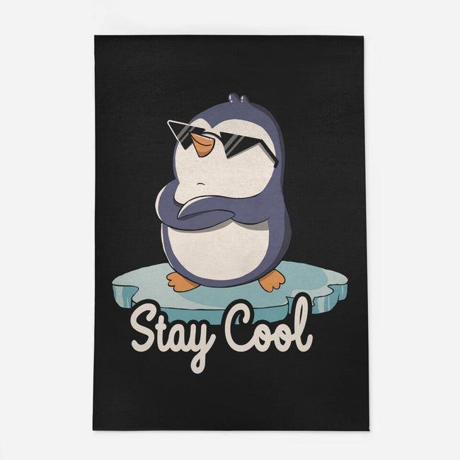 Stay Cool Funny Penguin-None-Outdoor-Rug-tobefonseca