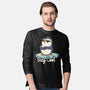 Stay Cool Funny Penguin-Mens-Long Sleeved-Tee-tobefonseca