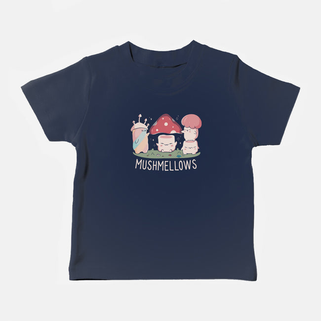 Mushmellows Kawaii Fungi-Baby-Basic-Tee-tobefonseca