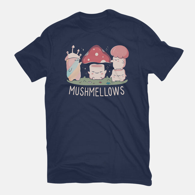 Mushmellows Kawaii Fungi-Unisex-Basic-Tee-tobefonseca