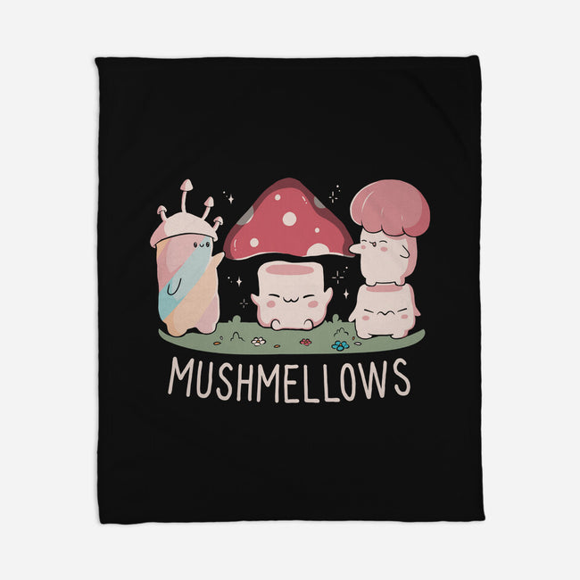 Mushmellows Kawaii Fungi-None-Fleece-Blanket-tobefonseca