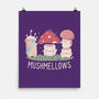 Mushmellows Kawaii Fungi-None-Matte-Poster-tobefonseca