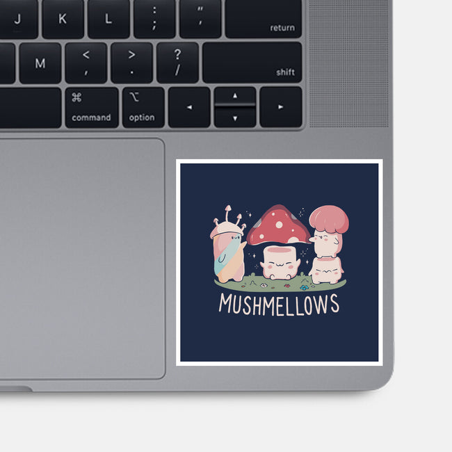 Mushmellows Kawaii Fungi-None-Glossy-Sticker-tobefonseca