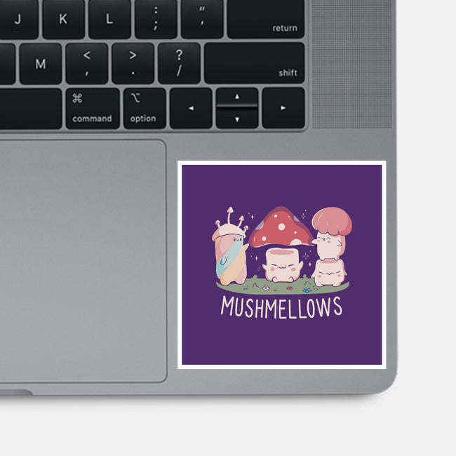 Mushmellows Kawaii Fungi-None-Glossy-Sticker-tobefonseca