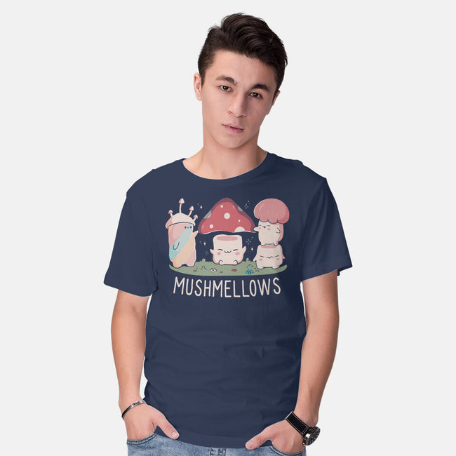 Mushmellows Kawaii Fungi-Mens-Basic-Tee-tobefonseca