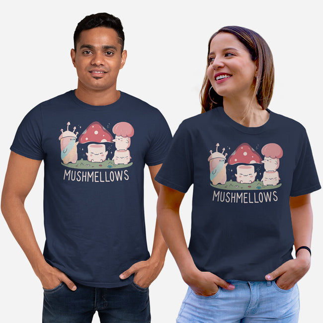 Mushmellows Kawaii Fungi-Unisex-Basic-Tee-tobefonseca