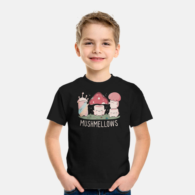 Mushmellows Kawaii Fungi-Youth-Basic-Tee-tobefonseca