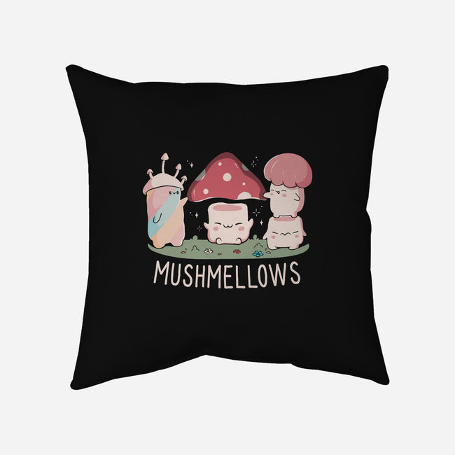 Mushmellows Kawaii Fungi-None-Removable Cover-Throw Pillow-tobefonseca