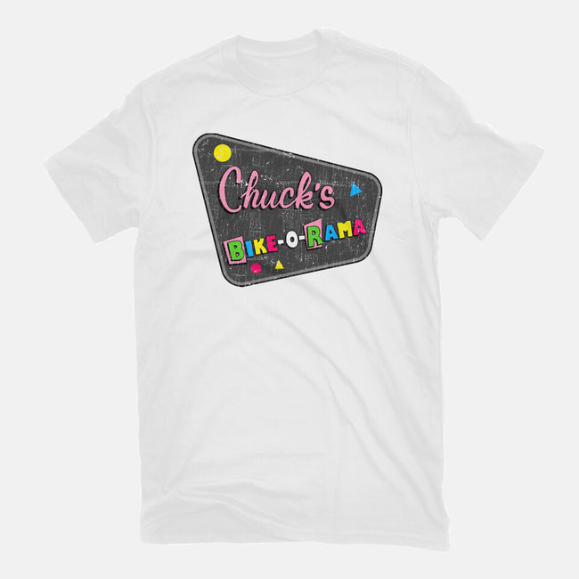 Chuck's Bike-O-Rama-Mens-Heavyweight-Tee-sachpica