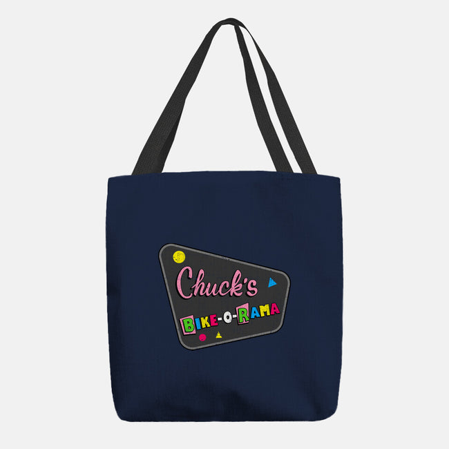 Chuck's Bike-O-Rama-None-Basic Tote-Bag-sachpica