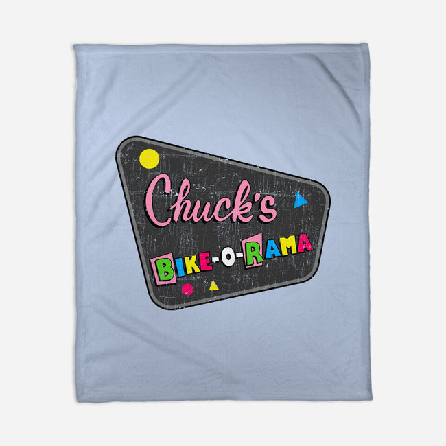 Chuck's Bike-O-Rama-None-Fleece-Blanket-sachpica