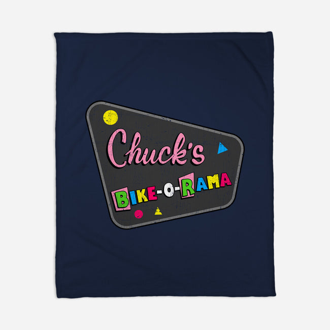 Chuck's Bike-O-Rama-None-Fleece-Blanket-sachpica