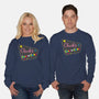 Chuck's Bike-O-Rama-Unisex-Crew Neck-Sweatshirt-sachpica