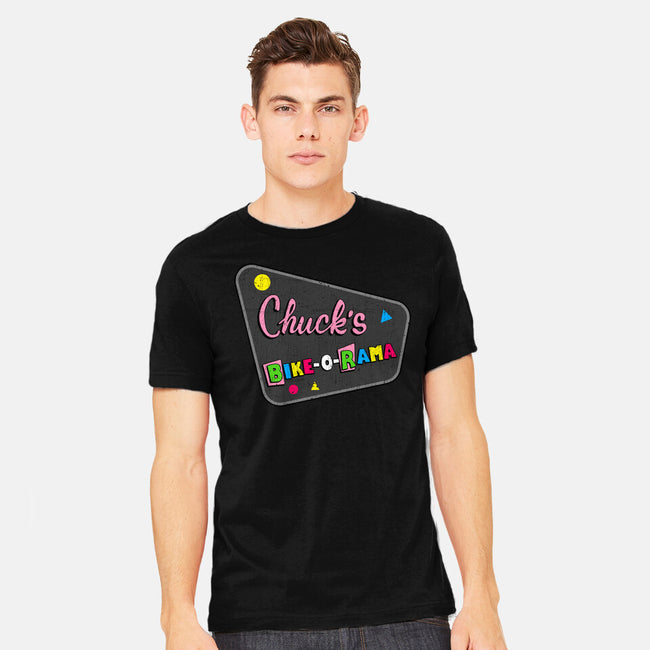 Chuck's Bike-O-Rama-Mens-Heavyweight-Tee-sachpica