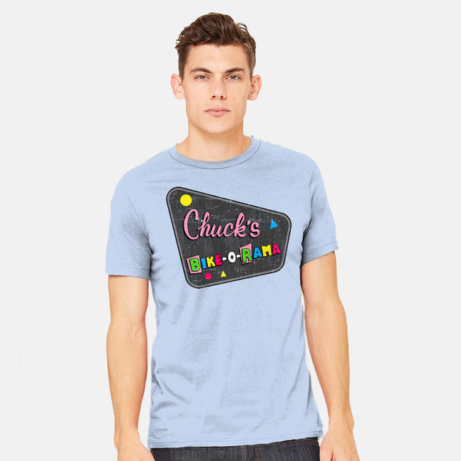 Chuck's Bike-O-Rama-Mens-Heavyweight-Tee-sachpica