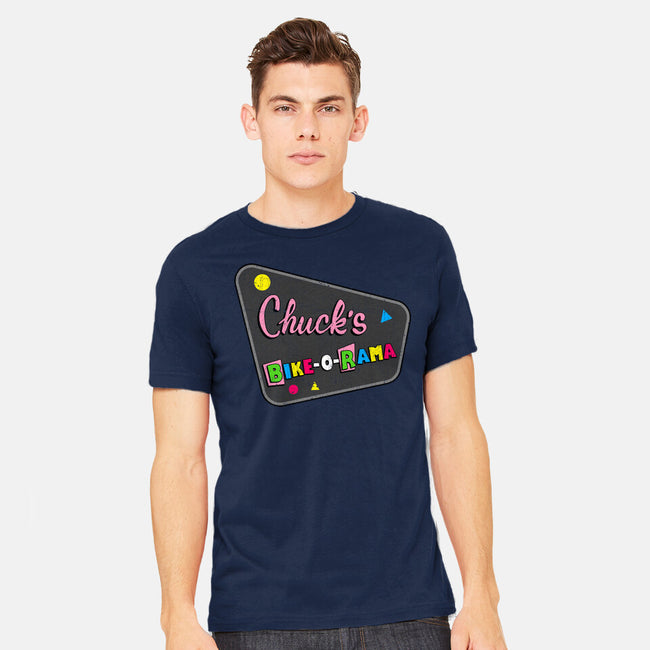 Chuck's Bike-O-Rama-Mens-Heavyweight-Tee-sachpica