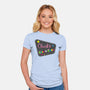 Chuck's Bike-O-Rama-Womens-Fitted-Tee-sachpica