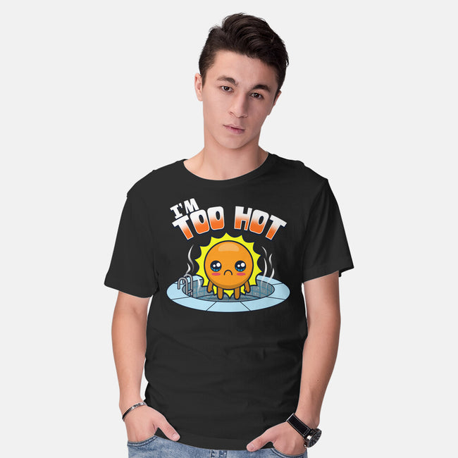 I'm Too Hot-Mens-Basic-Tee-Boggs Nicolas