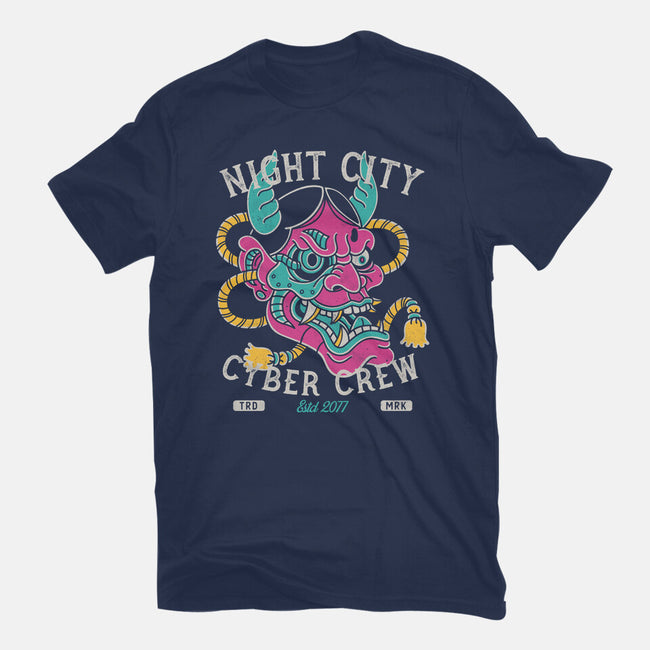 Night City Cyber Crew-Mens-Heavyweight-Tee-Nemons