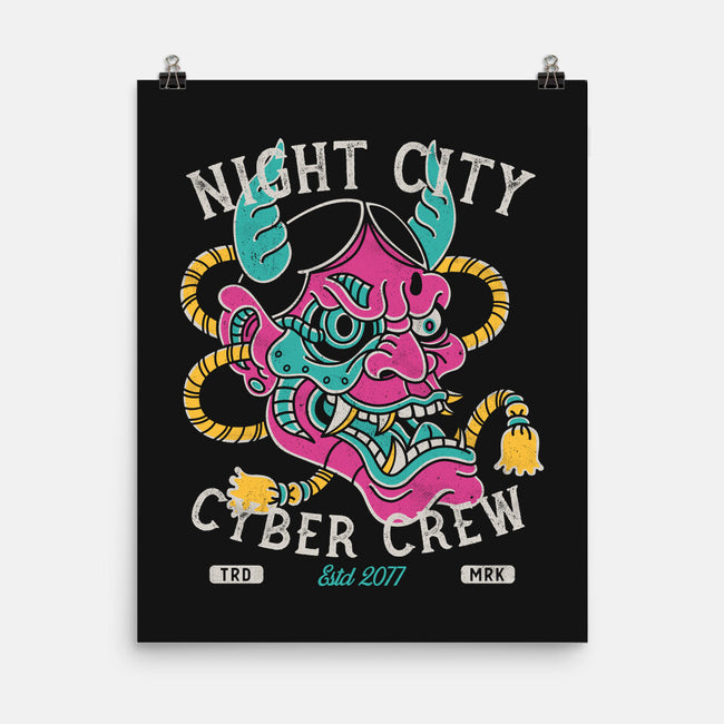 Night City Cyber Crew-None-Matte-Poster-Nemons