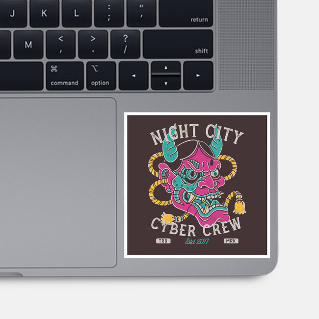 Night City Cyber Crew-None-Glossy-Sticker-Nemons