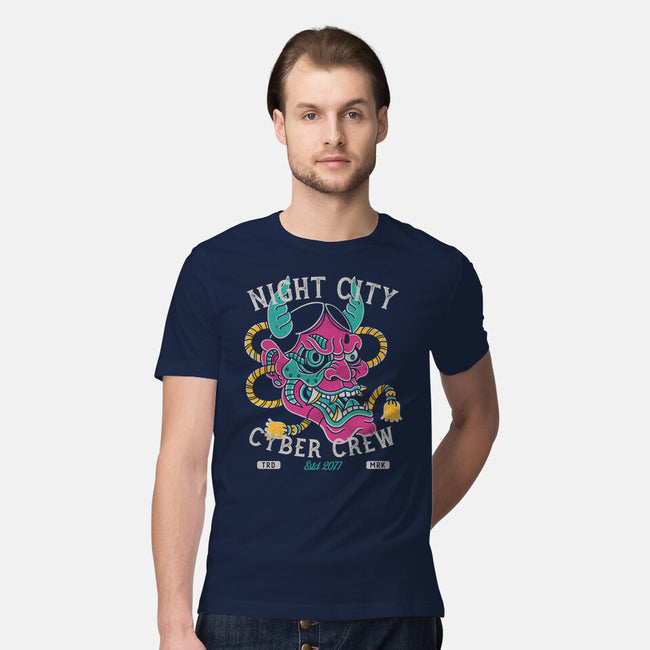 Night City Cyber Crew-Mens-Premium-Tee-Nemons