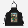 Twin Sai In Japan-Unisex-Kitchen-Apron-DrMonekers