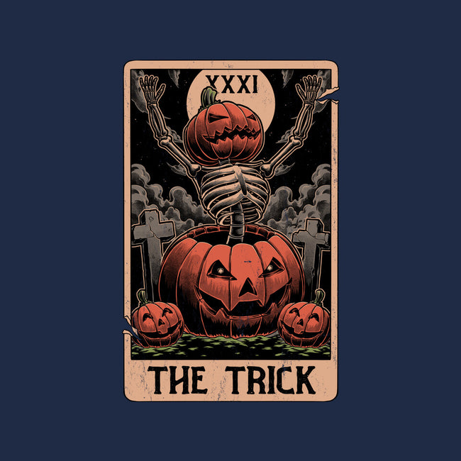 Halloween Tarot Pumpkin Trick-Youth-Basic-Tee-Studio Mootant