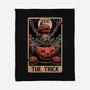 Halloween Tarot Pumpkin Trick-None-Fleece-Blanket-Studio Mootant