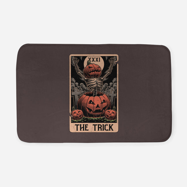 Halloween Tarot Pumpkin Trick-None-Memory Foam-Bath Mat-Studio Mootant