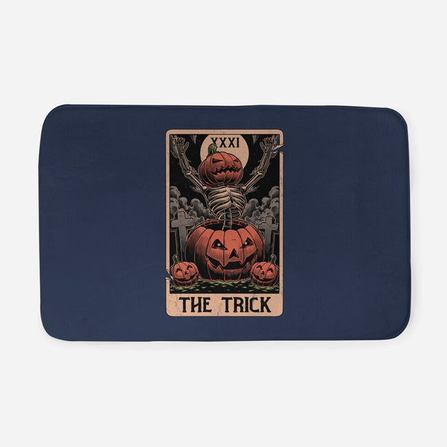 Halloween Tarot Pumpkin Trick-None-Memory Foam-Bath Mat-Studio Mootant