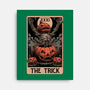 Halloween Tarot Pumpkin Trick-None-Stretched-Canvas-Studio Mootant