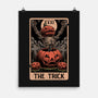 Halloween Tarot Pumpkin Trick-None-Matte-Poster-Studio Mootant