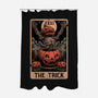 Halloween Tarot Pumpkin Trick-None-Polyester-Shower Curtain-Studio Mootant