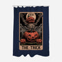 Halloween Tarot Pumpkin Trick-None-Polyester-Shower Curtain-Studio Mootant