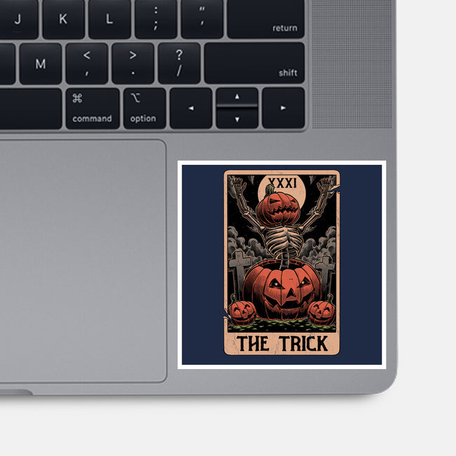 Halloween Tarot Pumpkin Trick-None-Glossy-Sticker-Studio Mootant