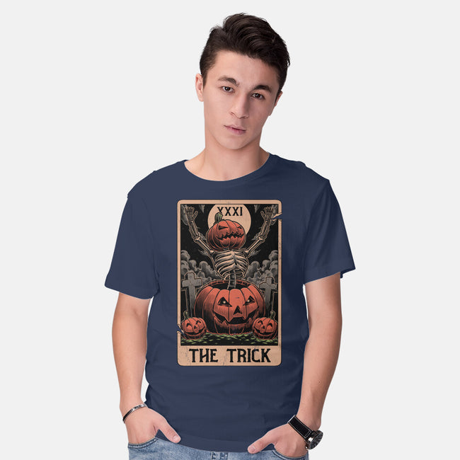 Halloween Tarot Pumpkin Trick-Mens-Basic-Tee-Studio Mootant