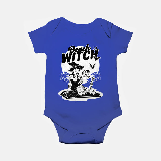 Beach Witch Goth Summer-Baby-Basic-Onesie-Studio Mootant