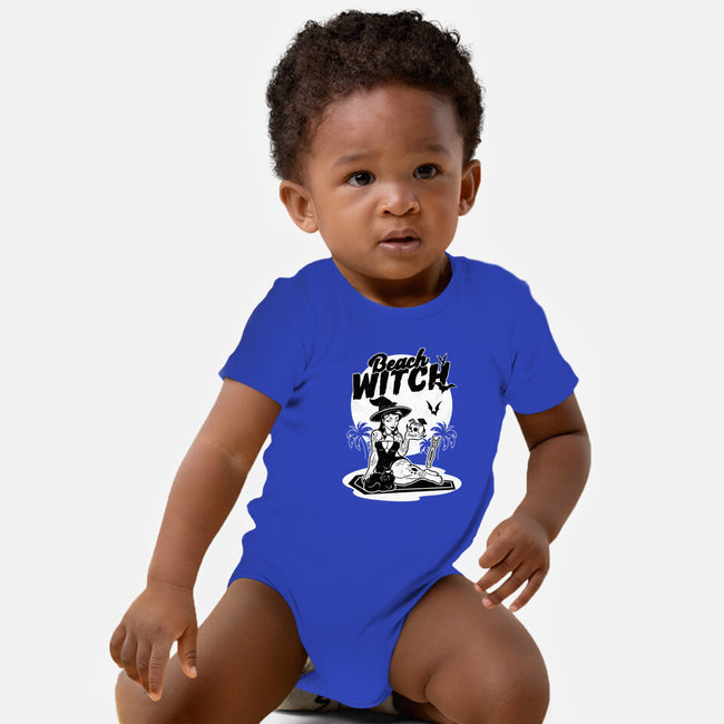 Beach Witch Goth Summer-Baby-Basic-Onesie-Studio Mootant