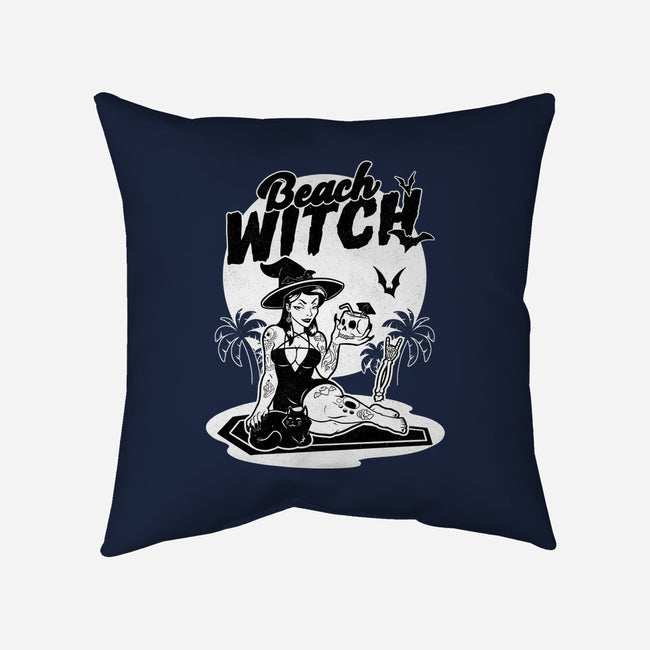 Beach Witch Goth Summer-None-Removable Cover-Throw Pillow-Studio Mootant