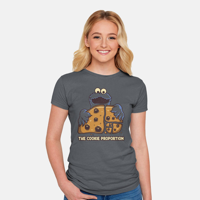 The Cookie Proportion-Womens-Fitted-Tee-retrodivision