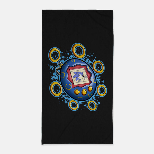 Fast-gotchi-None-Beach-Towel-nickzzarto