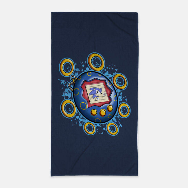 Fast-gotchi-None-Beach-Towel-nickzzarto