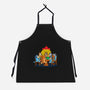 Heelers Playing Poker-Unisex-Kitchen-Apron-dalethesk8er