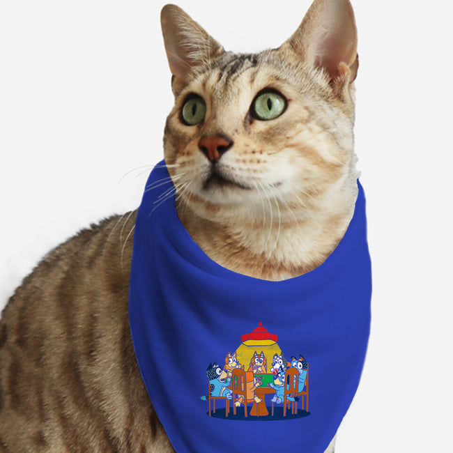 Heelers Playing Poker-Cat-Bandana-Pet Collar-dalethesk8er