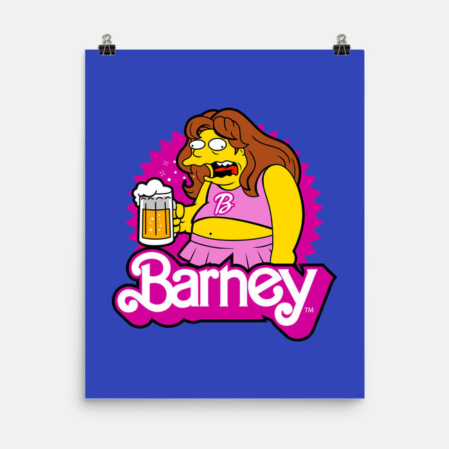 Barney Barbie-None-Matte-Poster-Boggs Nicolas