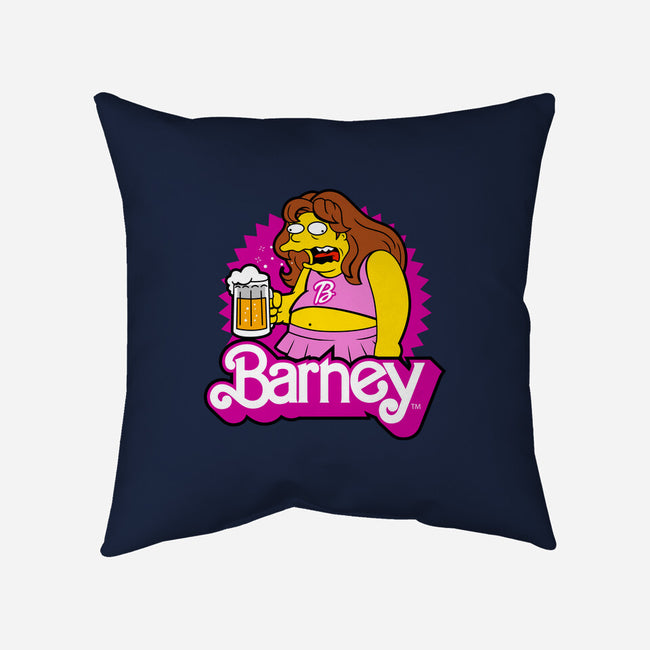 Barney Barbie-None-Removable Cover-Throw Pillow-Boggs Nicolas