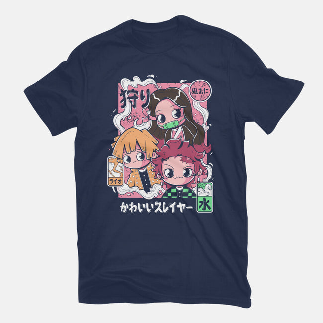 Cute Demon Slayer-Youth-Basic-Tee-Ca Mask